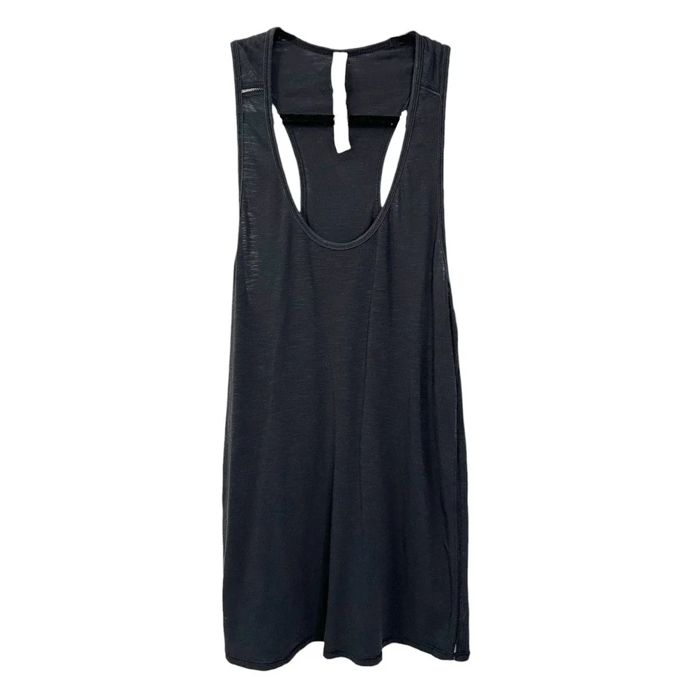 Lululemon 105 F Singlet Tank Top Women 10 Black Racerback Yoga Athleisure